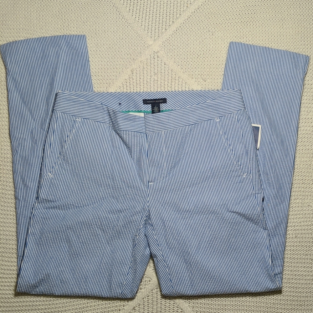 NWT Tommy Hilfiger Pinstripe Ankle Chinos